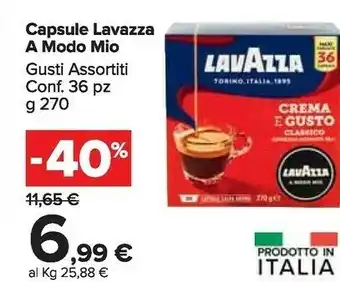 Carrefour Market Capsule caffè offerta