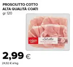 Tigre Prosciutto cotto alta qualità Coati offerta