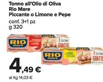 Carrefour Market Tonno rio mare offerta
