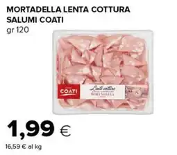 Tigre Mortadella lenta cottura Salumi Coati offerta