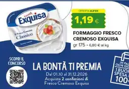 Tigre Formaggio fresco cremoso Exquisa offerta