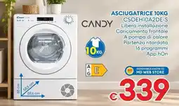 MD Discount Asciugatrice Candy 10kg offerta