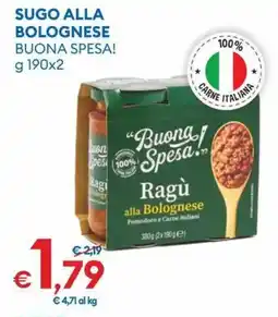 MD Discount Buona Spesa Ragù alla Bolognese offerta