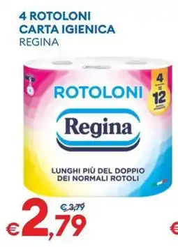 MD Discount Rotoloni carta igienica Regina offerta