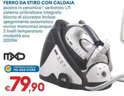 MD Discount Ferro da stiro con caldaia MXD offerta