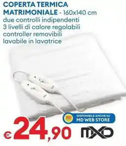 MD Discount Coperta termica matrimoniale MXD offerta