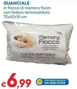 MD Discount Guanciale Memory Fiocco offerta