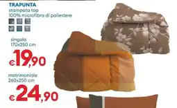 MD Discount Trapunta stampata top offerta