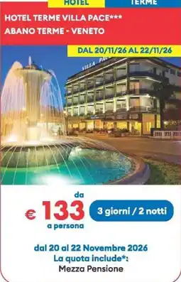MD Discount Hotel Terme Villa Pace*** offerta