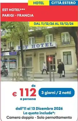 MD Discount Est Hotel*** offerta