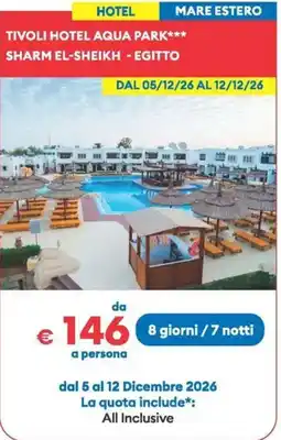 MD Discount Tivoli Hotel Aqua Park*** offerta