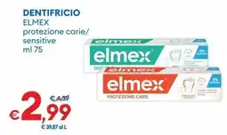 MD Discount Dentifricio Elmex protezione carie/sensitive offerta