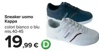 Carrefour Kappa sneaker uomo offerta
