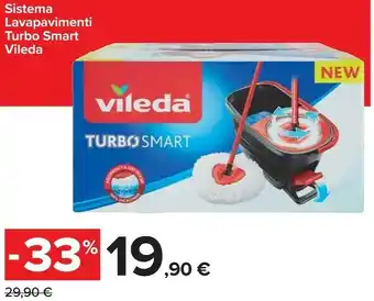 Carrefour Sistema lavapavimenti turbo smart offerta