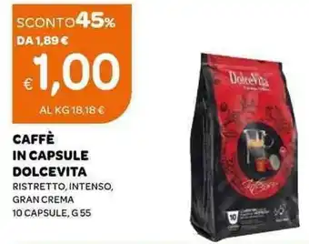 Ekom Caffè In Capsule Dolcevita G 55 offerta