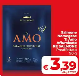 Coop Salmone Norvegese Ti Amo Affumicato RE SALMONE offerta