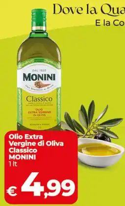 Coop Olio Extra Vergine di Oliva Classico Monini offerta