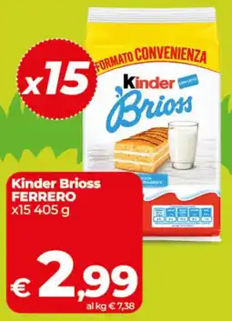 Coop Kinder Brioss Ferrero offerta