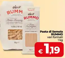 Coop Pasta di Semola Rummo offerta