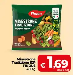 Coop Minestrone Tradizione IGP Findus offerta