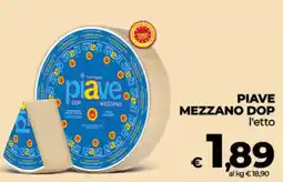 Coop Piave Mezzano DOP offerta