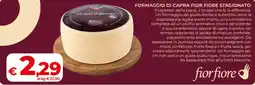 Coop Formaggio di capra fior fiore stagionato offerta