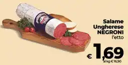 Coop Salame Ungherese Negroni offerta