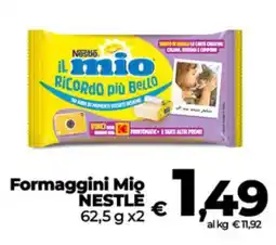 Coop Formaggini Mio Nestlé offerta