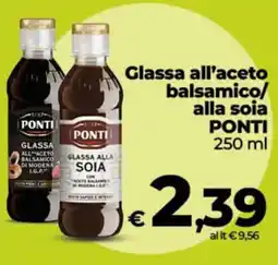 Coop Glassa all'aceto balsamico/alla soia Ponti offerta