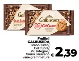 Coop Frollini Galbusera offerta