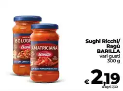 Coop Sughi Ricchi/ Ragù Barilla offerta