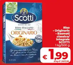 Coop Riso Originario Scotti offerta
