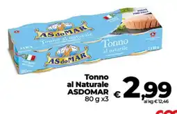 Coop Tonno al Naturale ASDOMAR offerta