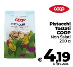 Coop Pistacchi Tostati COOP offerta
