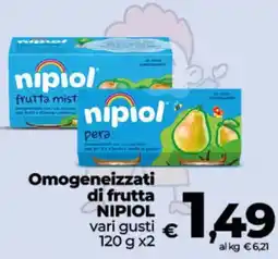 Coop Omogeneizzati di frutta Nipiol offerta