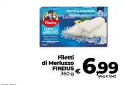 Coop Filetti di Merluzzo Findus offerta