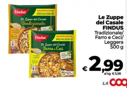 Coop Le Zuppe del Casale FINDUS Tradizionale offerta