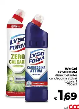Coop Wc Gel Lysoform offerta