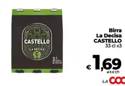 Coop Birra La Decisa Castello offerta