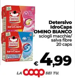 Coop Detersivo IdroCaps Omino Bianco offerta