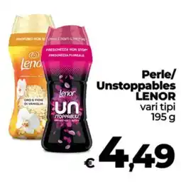 Coop Perle/Unstoppables Lenor offerta