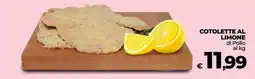 Coop Cotolette al limone di pollo offerta