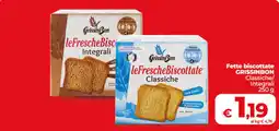 Coop Fette biscottate GrissinBon Classiche/Integrali offerta