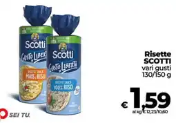 Coop Risette Snack Scotti offerta