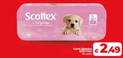 Coop Carta igienica SCOTTTEX offerta