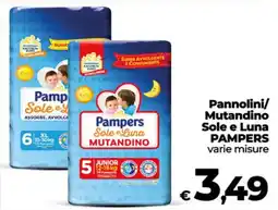 Coop Pannolino Mutandino Sole e Luna Pampers offerta