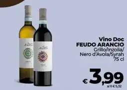 Coop Vino Doc Feudo Arancio offerta