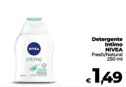 Coop Detergente Intimo NIVEA Fresh/Natural offerta