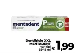 Coop Dentifricio Mentadent offerta