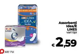 Coop Assorbenti Idea/E Lines offerta